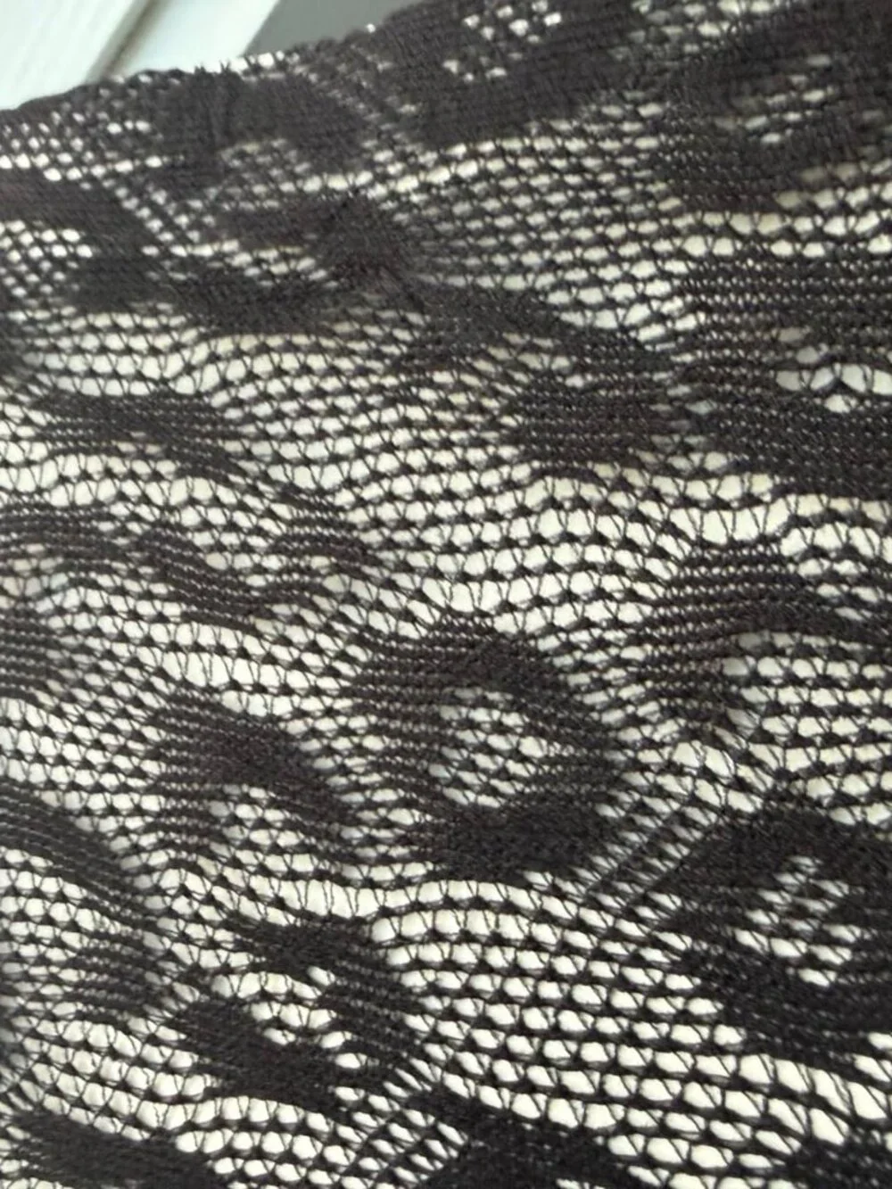 Leopard Print Lace Tights Os